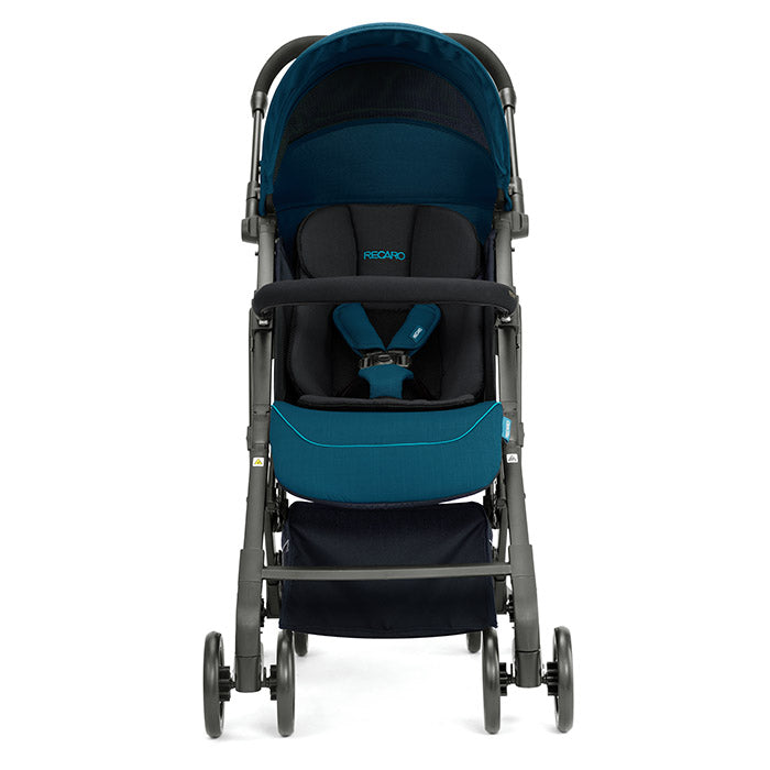 Justerbar klapvogn til baby nyfødt - 3 år, foldbar én hånd, autostoladapter, UPF50 - Recaro
