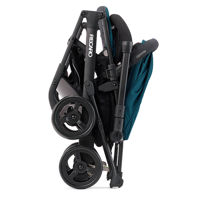 Justerbar klapvogn til baby nyfødt - 3 år, foldbar én hånd, autostoladapter, UPF50 - Recaro