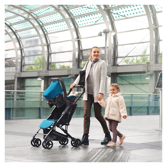 Justerbar klapvogn til baby nyfødt - 3 år, foldbar én hånd, autostoladapter, UPF50 - Recaro