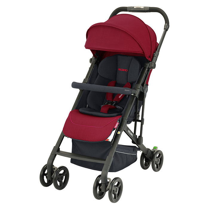 Klapvogn Easylife Elite 2, kompakt fold, justerbar ryg og fodstøtte - Recaro