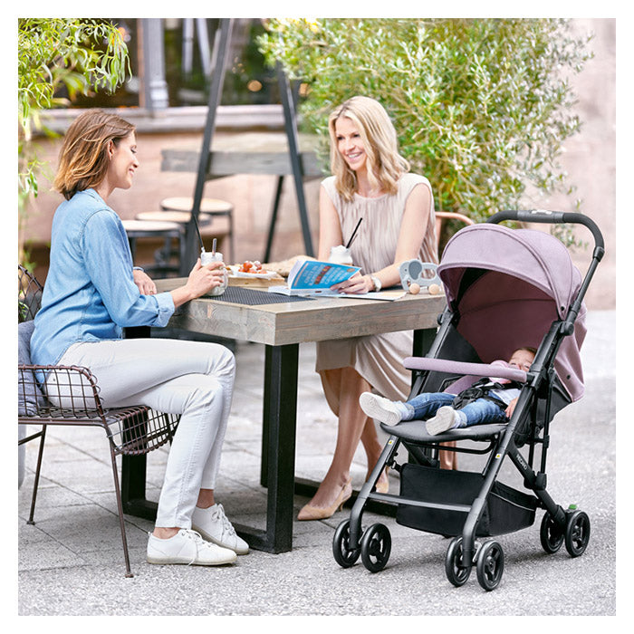 Klapvogn Easylife Elite 2, kompakt fold, justerbar ryg og fodstøtte - Recaro