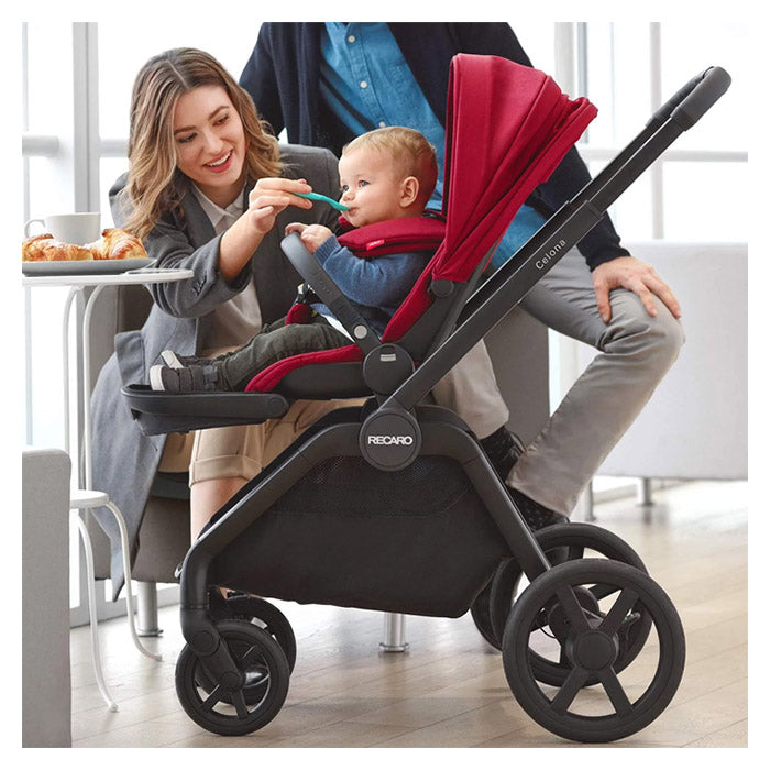 Klapvognssæde Sadena/Celona vendbart nyfødt - 22 kg, justerbart ryglæn og HERO-sikkerhed - Recaro