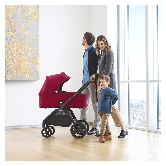 Babylift til Sadena/Celona klapvogn - Prime Mat Black, Recaro