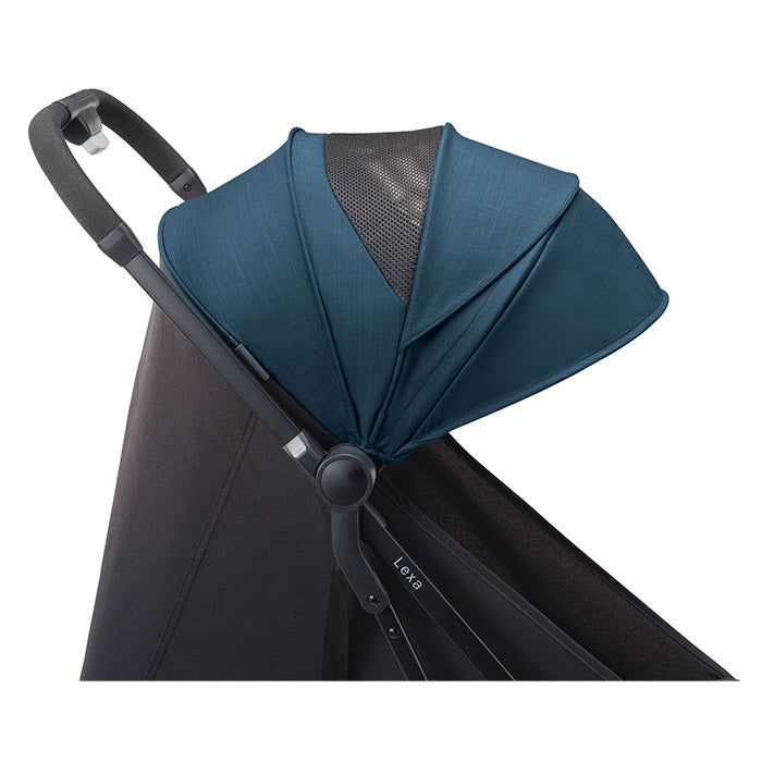 Justerbar klapvogn til nyfødt - 4 år, foldbar, affjedring, UV-kaleche Recaro