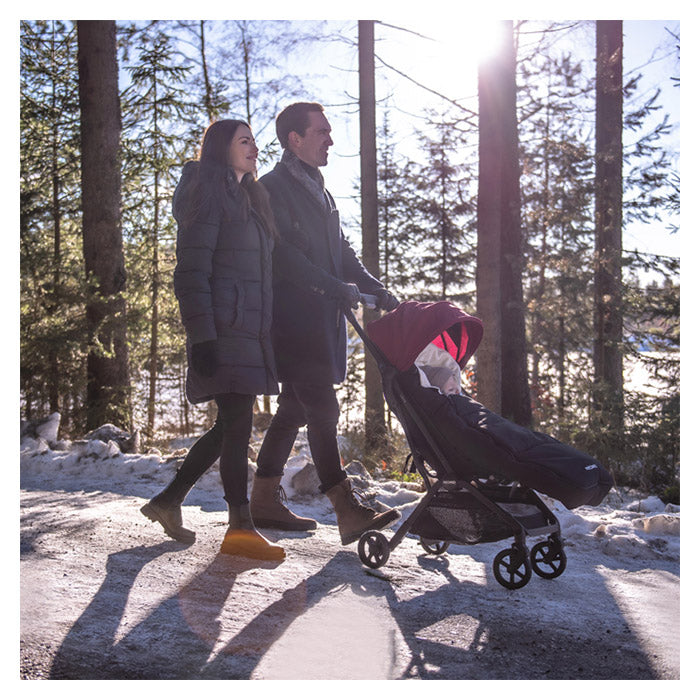 Justerbar klapvogn til nyfødt - 4 år, foldbar, affjedring, UV-kaleche Recaro