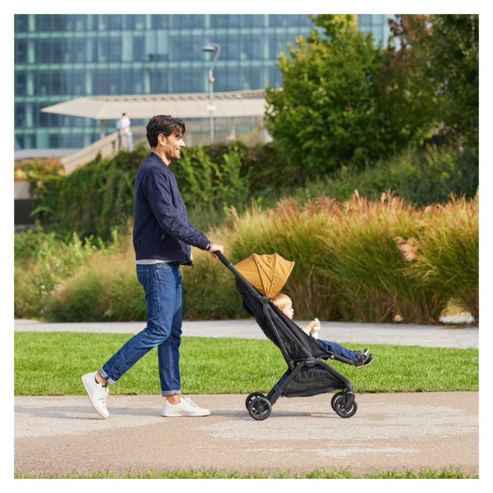 Justerbar klapvogn til nyfødt - 4 år, foldbar, affjedring, UV-kaleche Recaro