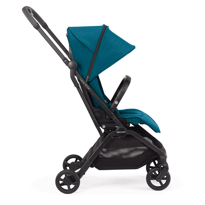 Klapvogn vendbar, kompakt, justerbar sæde+affjedring - Recaro