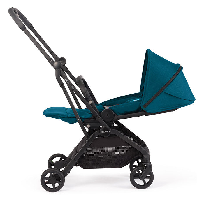 Klapvogn vendbar, kompakt, justerbar sæde+affjedring - Recaro