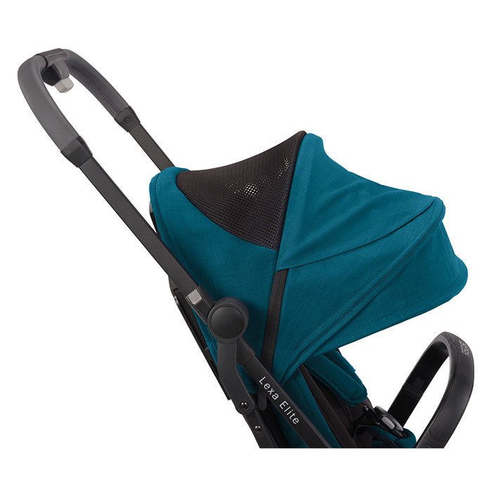 Klapvogn vendbar, kompakt, justerbar sæde+affjedring - Recaro