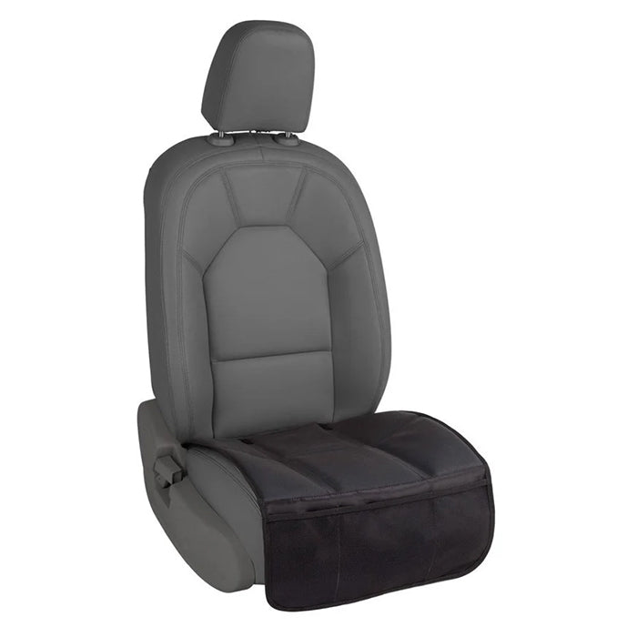 Sædebeskytter i sort kunstlæder