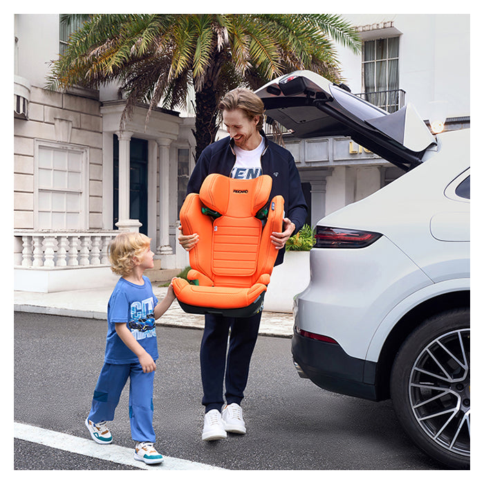 Autostol 100 - 150 cm (3 - 12 år) - Axion 1 R129 Vibrant Orange, Recaro