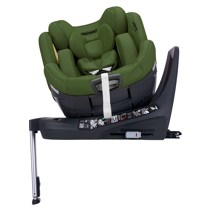 Autostol Xenon 1 R129 (40 - 125 cm) Grøn - ISOFIX & støtteben, roterbar, nyfødtindsats Recaro