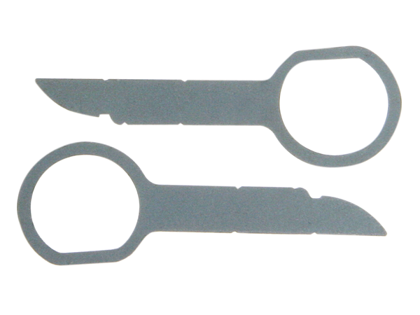 Afmonteringsnøgler til bilradio VW Audi Mercedes Seat Skoda - 2 stk. ACV