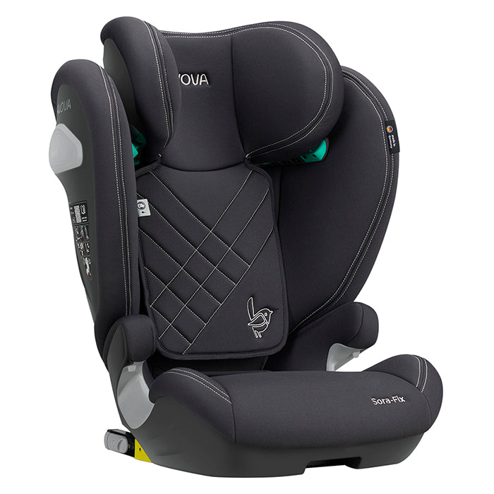 Autostol 100-150 cm (R129) Grå - Avova