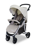 Klapvogn Amerika Justerbar – Beige – Asalvo