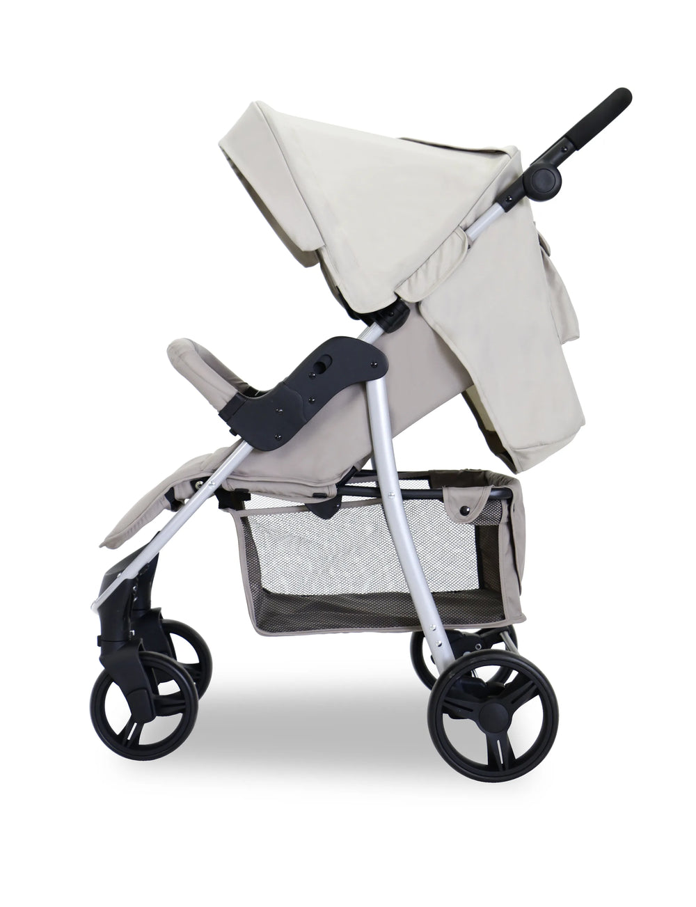 Klapvogn Amerika Justerbar – Beige – Asalvo