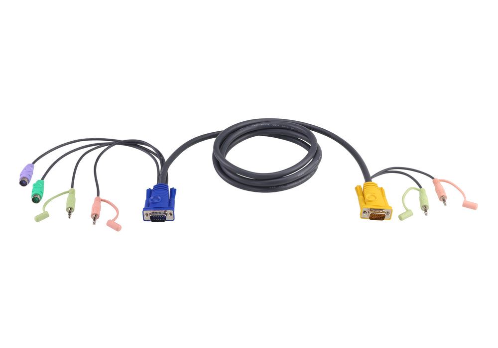 ATEN 2L-5303P Tastatur- / mus- / video- / lydkabel
