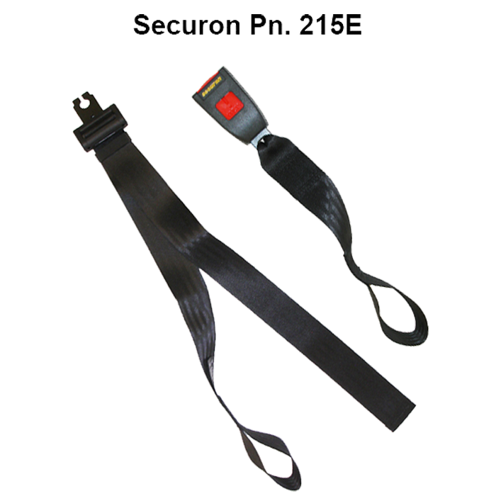 Hoftesele til bus 159 cm, 2-punkts - Securon