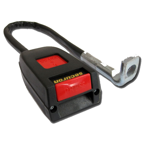 Rullesele 380 cm med 48 cm kabelarm, E-mærket sikkerhedsele - SECURON