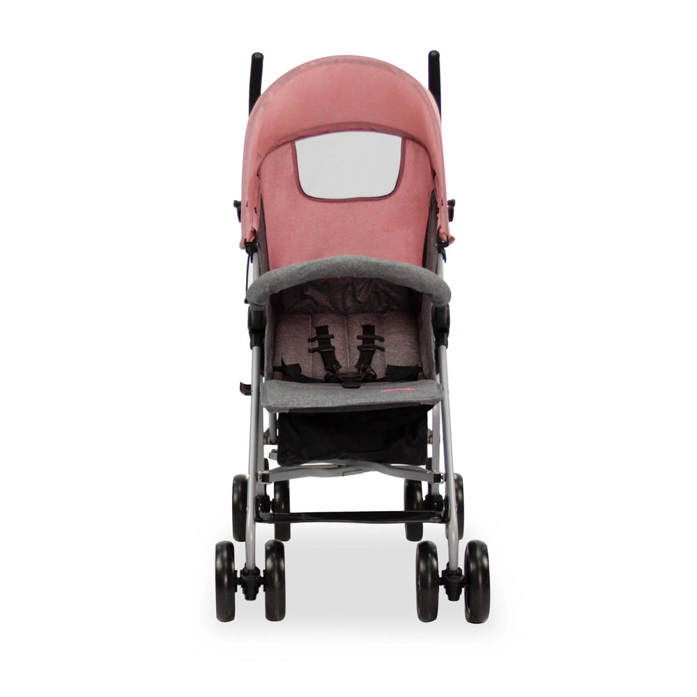 Klapvogn Mombi Justerbar – Rosa – Asalvo