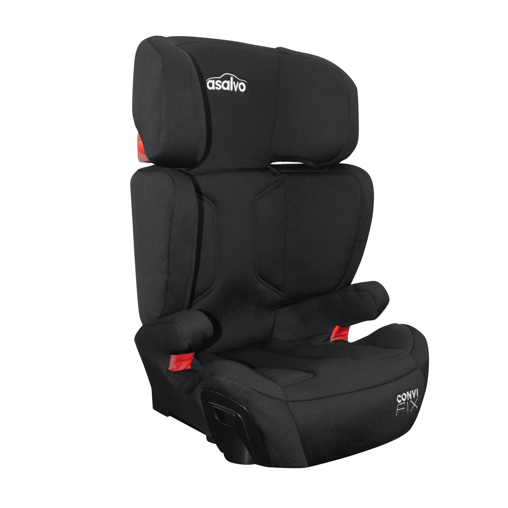 Autostol 15–36 kg Convifix NT fremadvendt ISOFIX/sele, sort — Asalvo