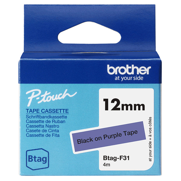 Brother BTAG-F31 Mærkattape Rulle (1,2 cm x 4 m) 1kassette(r)