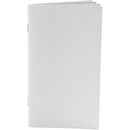 Notesbog, str. 9,5x16,6 cm, blank, Antal sider 32, 100 g, hvid, 1 stk.