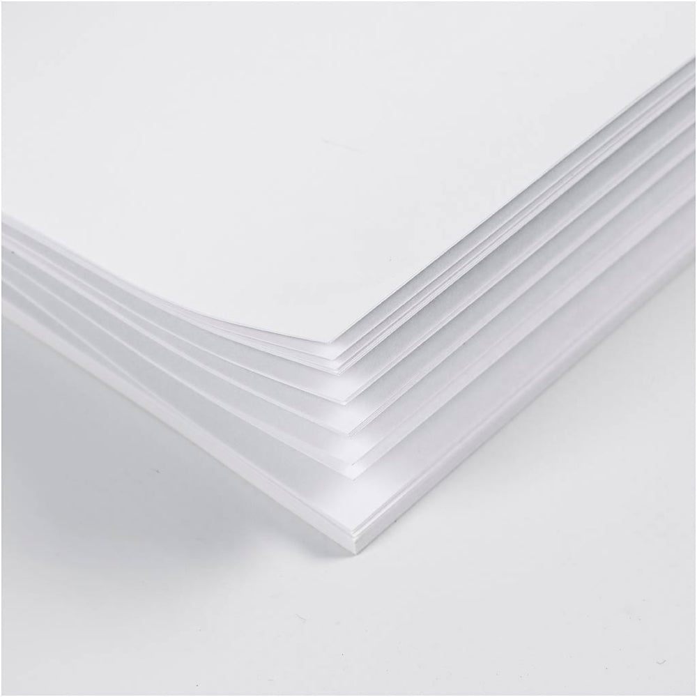 Notesbog, str. 9,5x16,6 cm, blank, Antal sider 32, 100 g, hvid, 1 stk.