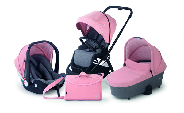 Trio Genius Foldbar – Rosa – Asalvo