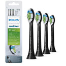 Philips Sonicare W HX6064 Optimal White Ekstra tandbørstehoved 4 Sort