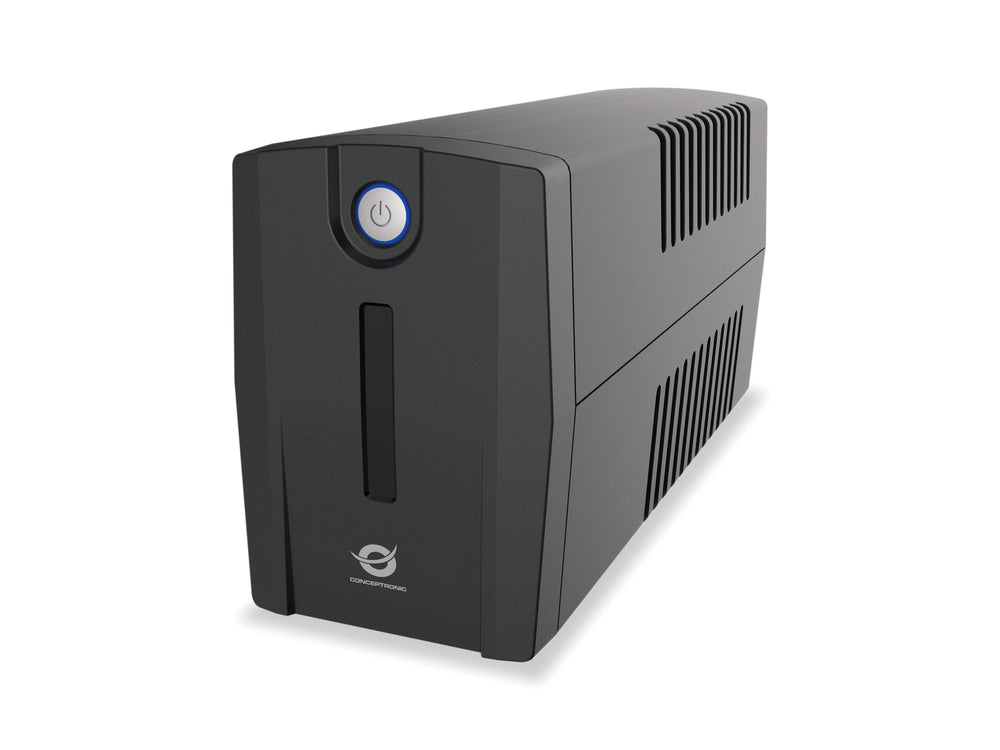 Conceptronic ZEUS02G UPS-enhed Interaktivt indgangsstik 0,85 kVA 480 W 2 AC stikkontakt(er)
