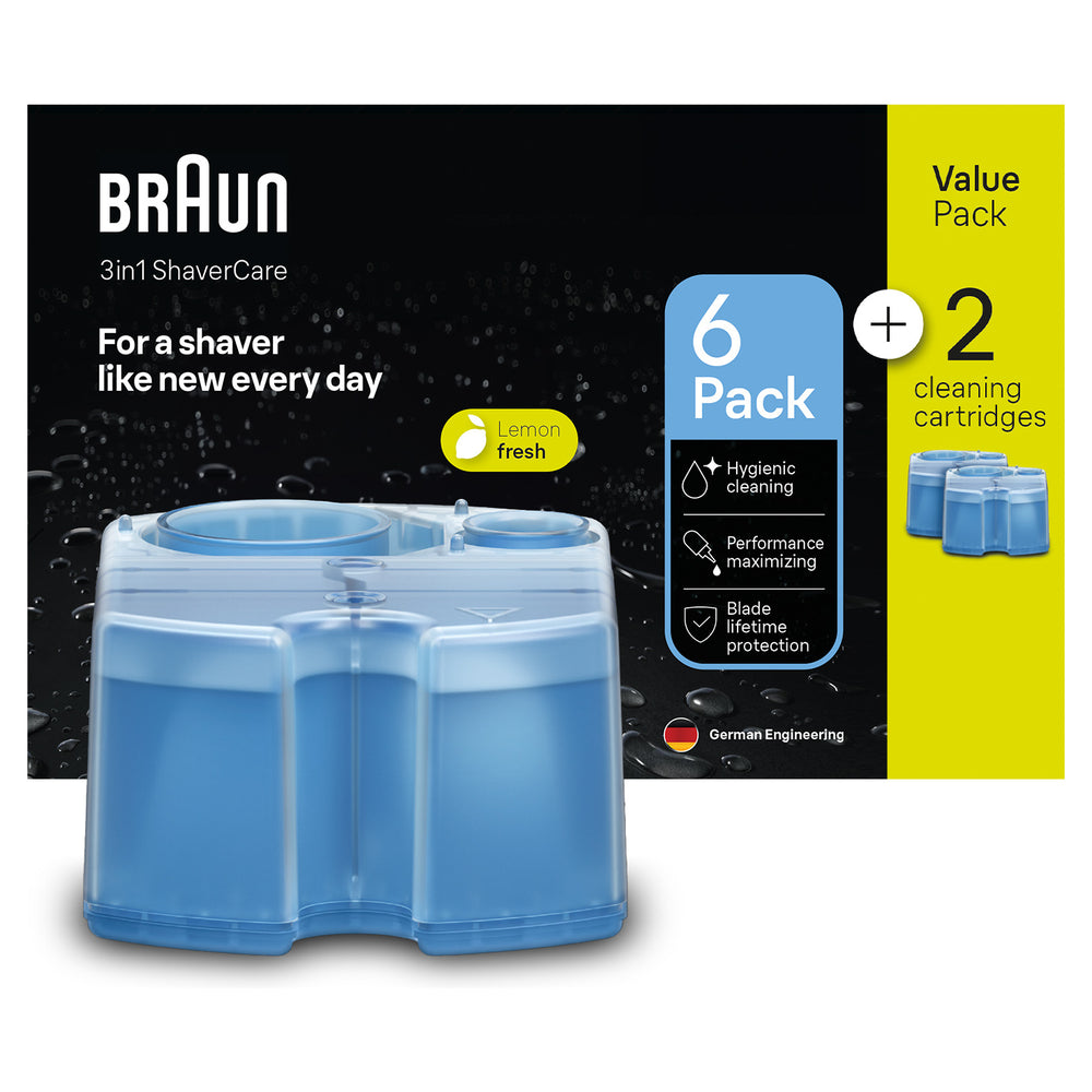 Braun 3-i-1 ShaverCare genopfyldningspatroner til SmartCare 8 stk