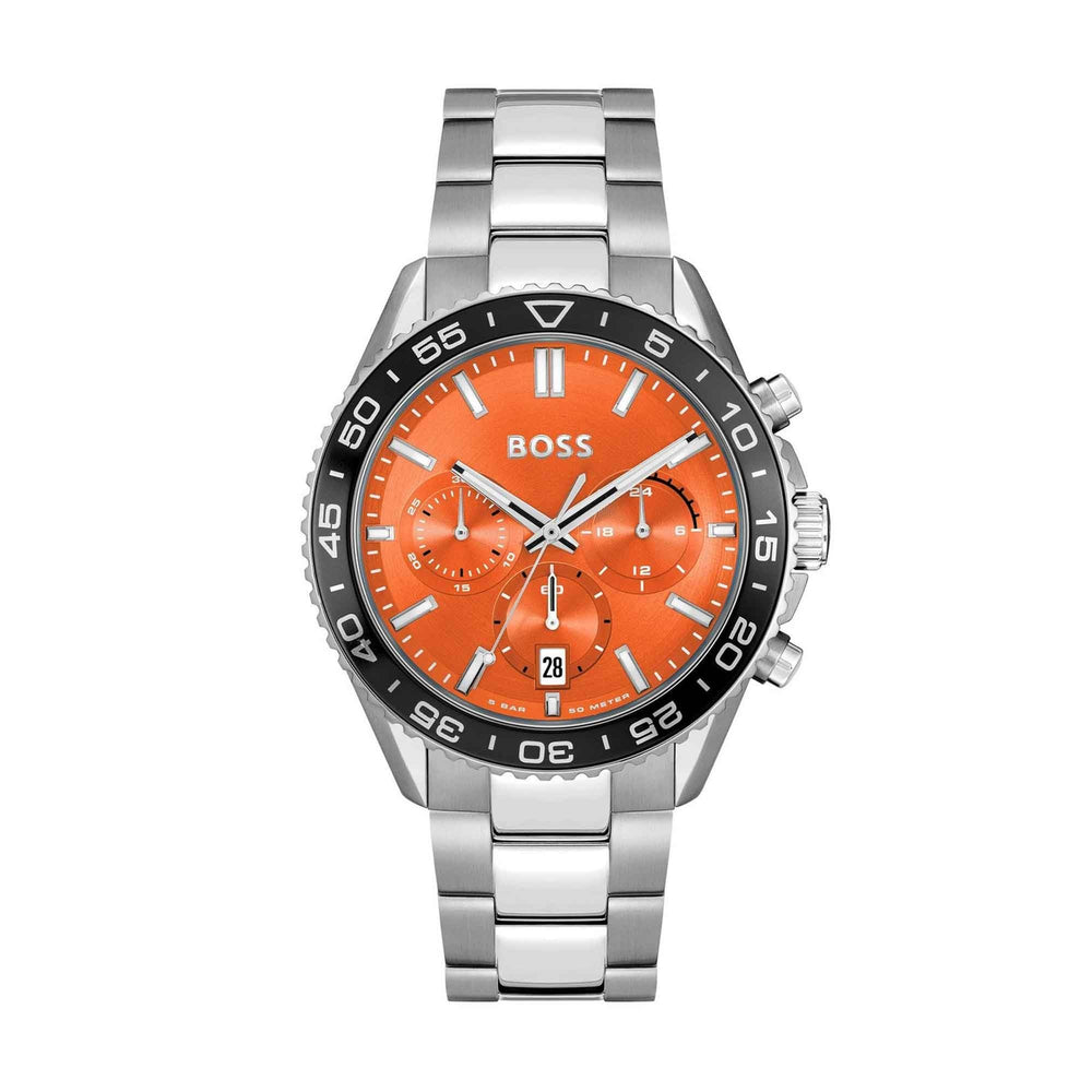 Gents Runner orange stål ur 1514162