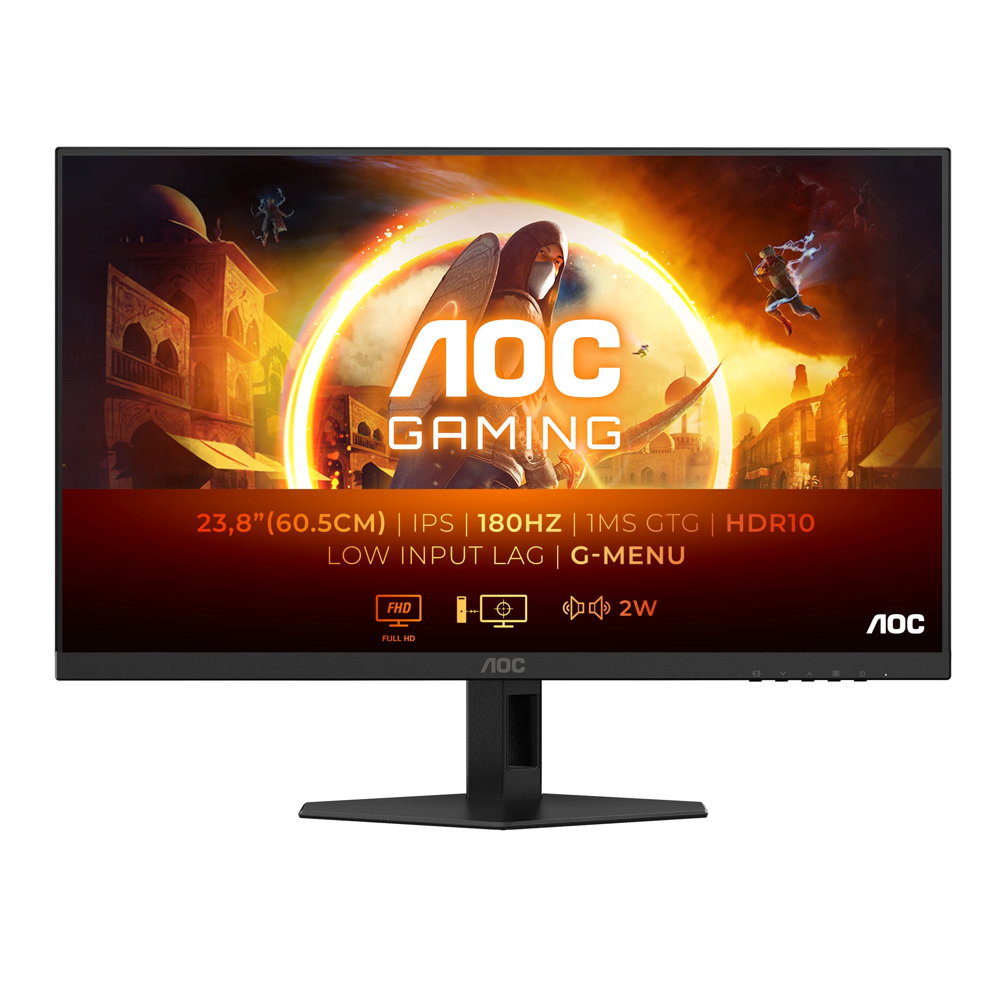 AOC Gaming 24G4XE 24 Fast IPS 1920 x 1080 (Full HD) HDMI DisplayPort 180Hz