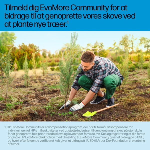 HP 308e EvoMore Sort 320 sider Blæk