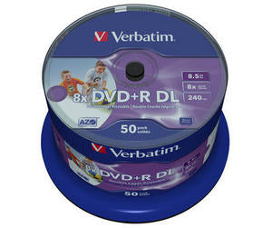 Verbatim 50x DVD+R DL 8.5GB