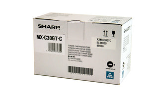 Sharp MXC30GTC Cyan 6000 sider Toner MX-C30GTC
