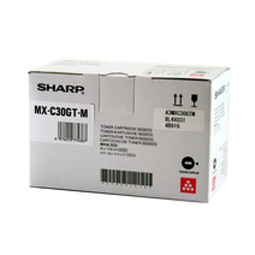Sharp MXC30GTM Magenta 6000 sider Toner MX-C30GTM