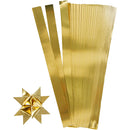 Stjernestrimler, L: 45 cm, B: 10 mm, diam. 4,5 cm, guld, 100 strimler/ 1 pk.