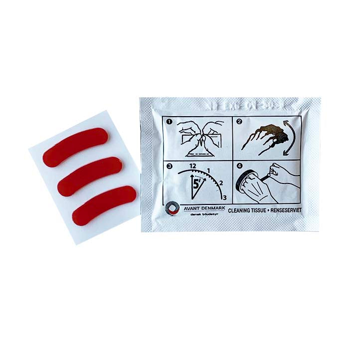 Klæbepude til Jacob Jensen Gen.1 FS04 - monteringspude med rengøringsserviet, avant