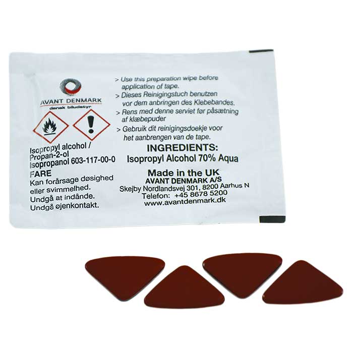 Klæbepude til Jacob Jensen Gen.3 FS27 - inkl. vådserviet for montering, avant