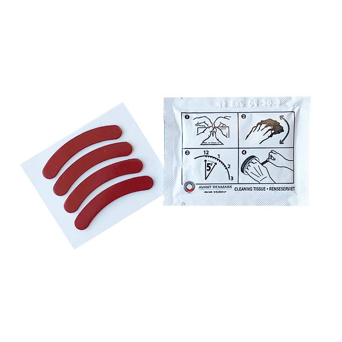 Klæbepuder til Ventus FS08 FS12 PARK'n GO FS13 - monteringskit inkl. renseserviet - avant