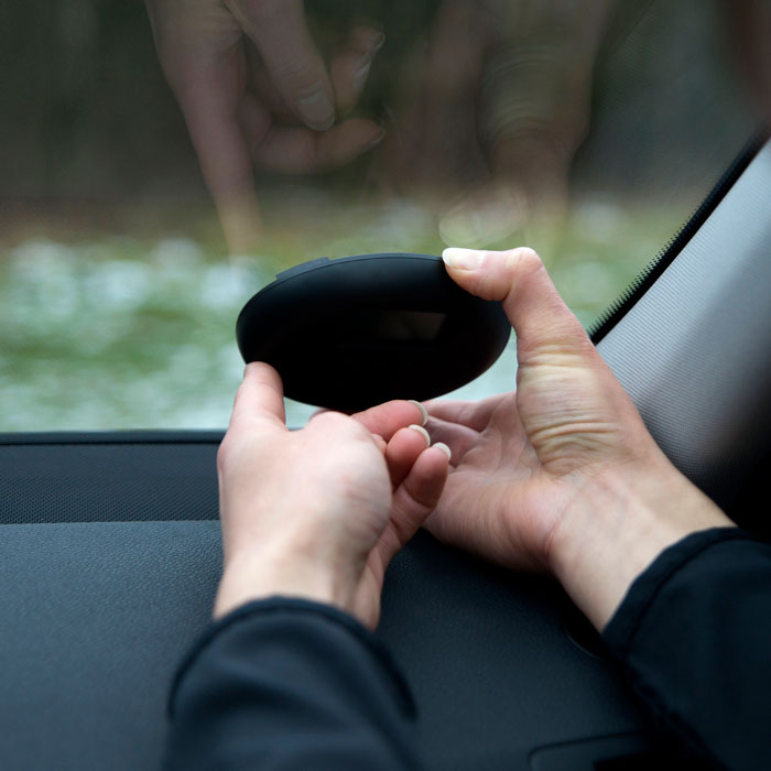 Automatisk parkeringsskive sølv - Park Deluxe by Samatech