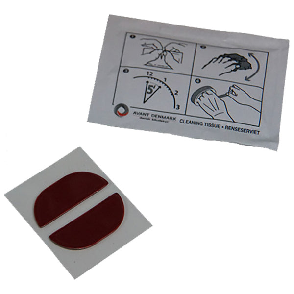 Klæbepude til Saphe og Ooono - stabil montering med rengøringsserviet, passer til Saphe/Ooono, avant