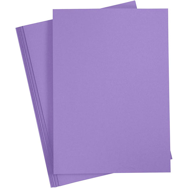 Karton, A3, ark 297x420 mm, 180 g, mørk lilla, 20 ark/ 1 pk.