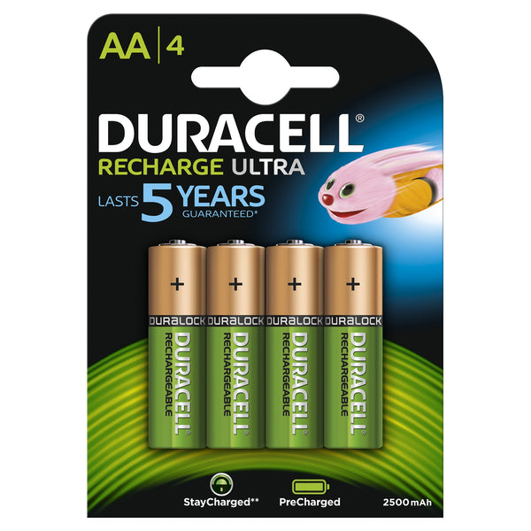 Duracell Recharge AA type Batterier til generelt brug (genopladelige) 2500mAh