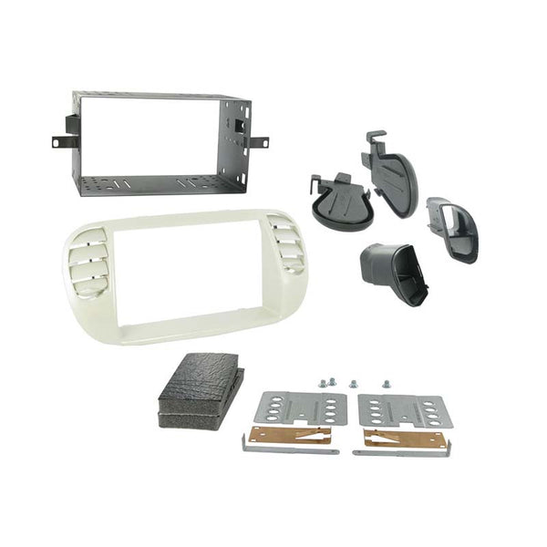 2-DIN monteringskit til Fiat 500 (2008>) beige - Connects2