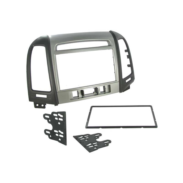 2-DIN monteringskit til Hyundai Santa Fe 2006-2012 (3-knap, original navigation) - Connects2