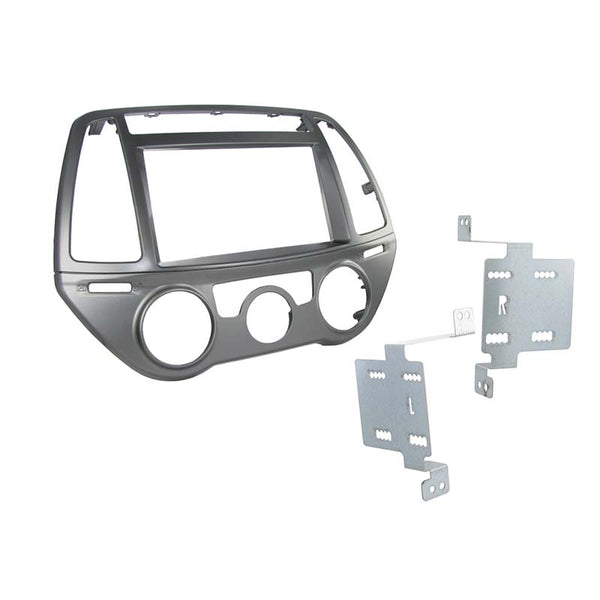 2-DIN monteringskit til Hyundai i20 (2012-2014) A/C, sølv - Connects2