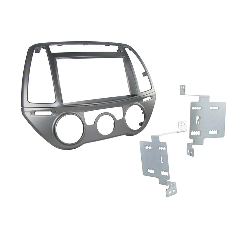 2-DIN monteringskit til Hyundai i20 (2012-2014) A/C, sølv - Connects2